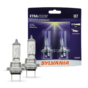 SYLVANIA H7 XtraVision Headlight Bulbs 2-Pack