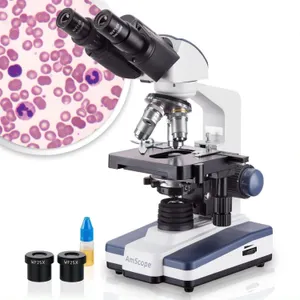AmScope Binocular Compound Microscope 40X-2500X