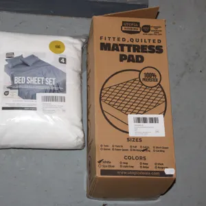 Utopia King Mattress Pad & Bed Sheet Set