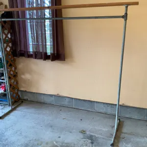 Cast-Iron Pipe Clothes Rack
