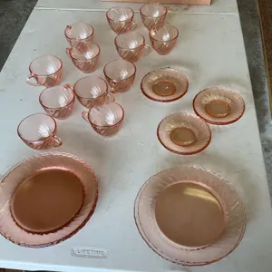 Pink Glass from France