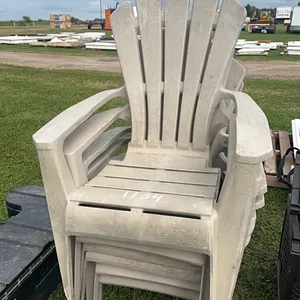 Poly Lawn chairs. (GST 5% charged)