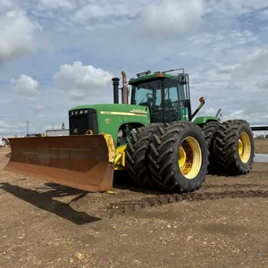 JD 9320 4WD TRACTOR w/DEGLEMAN 7200 BLADE - s/n RW9320H021313