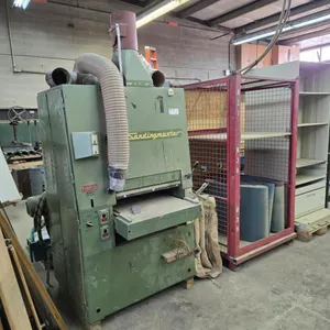 Van Der Linden Sandingmaster 2-Head 24" Wide Belt Sander, Pneumatic Table & Switches
 UNRESERVED