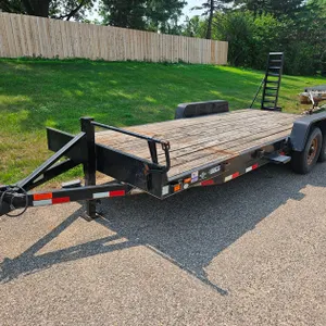 2012 Dressen Tandem Axle Equipment Trailer, 20'x7' Bed Plus Ramps, Stake Pocket, VIN 4GBBF2029C1023461, Tabs Expire Feb. 2027