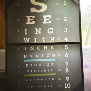Decorative Seeing Eye Chart Poster