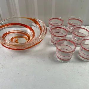 Spiral Glass Lot