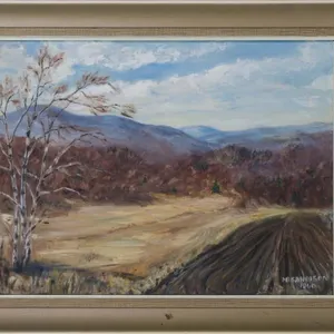 M. G. SANDISON "NOVEMBER FIELDS (SUTTON, QUE.)"