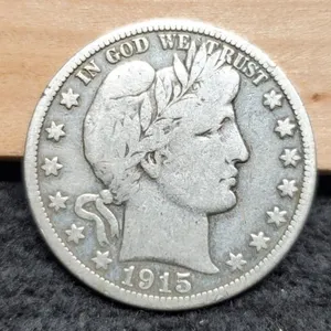 1915-S Barber Half Dollar