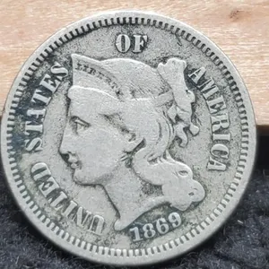 1869 Three Cent