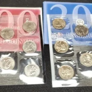 2000 20 Coin Double Mint Set