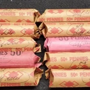 (10) Rolls L. Cents, Estate Marked Old,