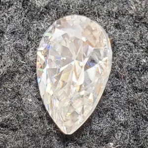 2.0 GT Moissanite Pear GRA Certified