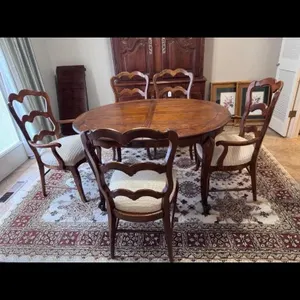 Wood Dining Table and Chairs by Century Furniture
