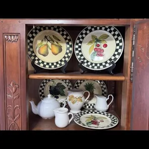 Toyo Ceramic Plates, White Tea Set