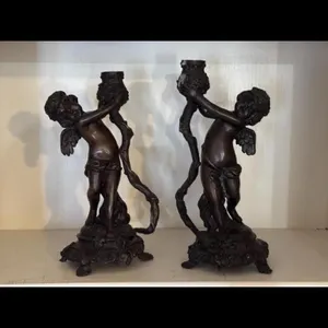 Cherub Candlesticks Set of 2
