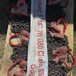 5/16" 7FT G80 Two Leg Lifting Sling (new)