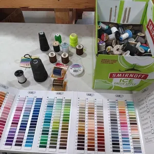 Assortment of threads and display folder
(New