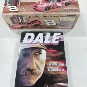 Dale Earnhardt Sr. 6 disc d.v.d. set in metal