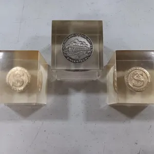 Singer Sewing machines acrylic paper weights with
