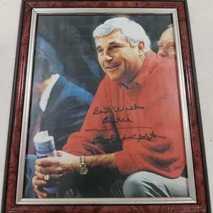 Signed Bobby Knight picture and