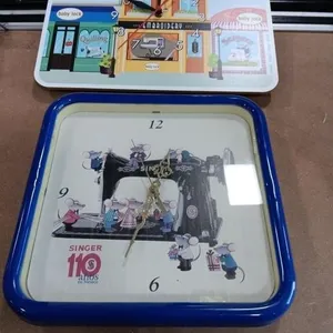 Clocks. Approx 13x10 & 10x10.  Untested.