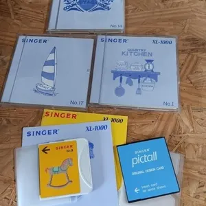 Singer Embroidery Design Cards. Untested.
