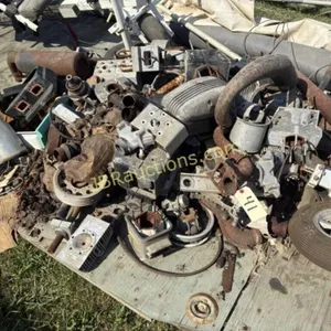 PILE OF PLANE PARTS, AS-IS