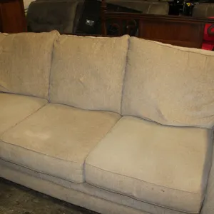 Beige Upholstered Sofa