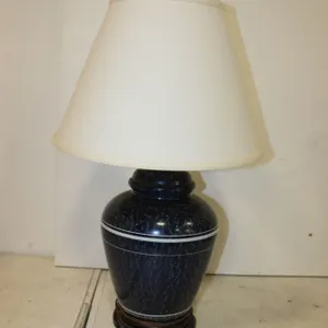Navy Ceramic Table Lamp
