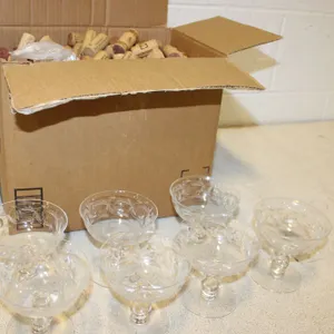Etched Sherbets & Wine Corks
