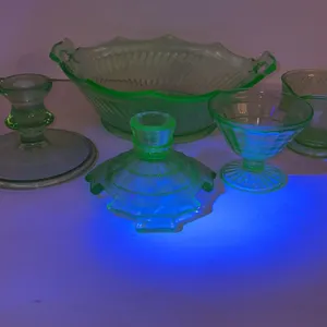 Green Uranium Glass