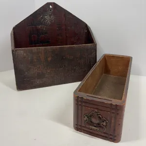 Vintage Drawer and Wall Pocket