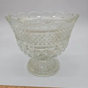 Vintage waxford footed compote bowl