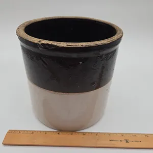 Antique one gallon stoneware crock