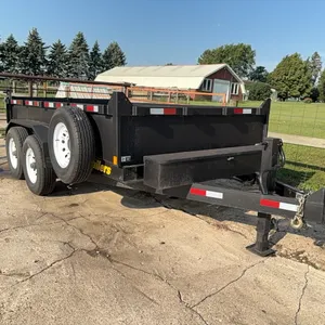 2018 85” x 147” Hull Bumper Hitch Dump Trailer