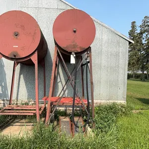 Diesel barrel with stand