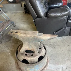 Anvil mounted on a Wheel