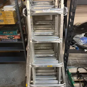 GORILLA LADDER ALUMINUM MULTI POSITION LADDER, 18’