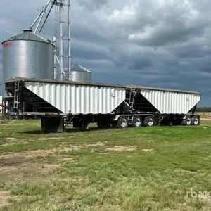 2014 Lode King 30 ft T/A Super B-Train Pup Grain Trailer