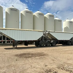 2005 Lode King 28 ft Tri/A Super B-Train Lead Grain Trailer
