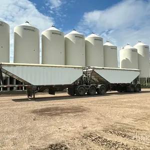2005 Lode King 30 ft T/A Super B-Train Pup Grain Trailer