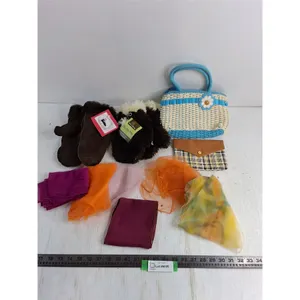 (2) New Pairs of Mittens, Woven Purse, Scarves, Ipsy Case