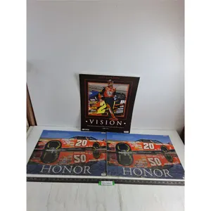 (3) Nascar Motivational Posters Featuring Jeff Gordon & Tony Stewart - 20" x 16" Each
