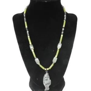 SOAPSTONE FISH NECKLACE