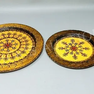 3 hand crafted wood trays - Poland