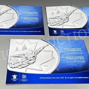 3- Canada 2010 coin sets, dbl loonies