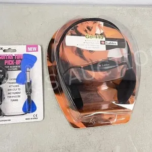 new-Labtec GO 440 headphones & guitar tuner