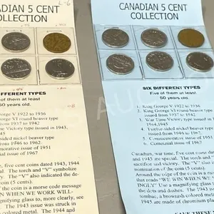 Canada-2 sets collectable nickels