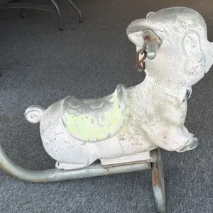 Vintage Cast Aluminum Pig Gametime Inc Saddle